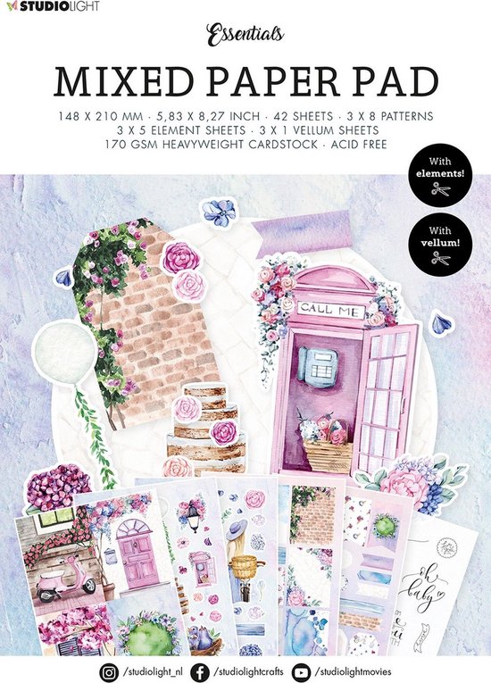 Studio Light Essentials mixed paper pad nr.15