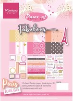 Marianne Design Paperset Fabulous