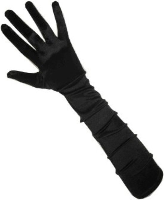 Handschoenen satijn zwart | bol.com