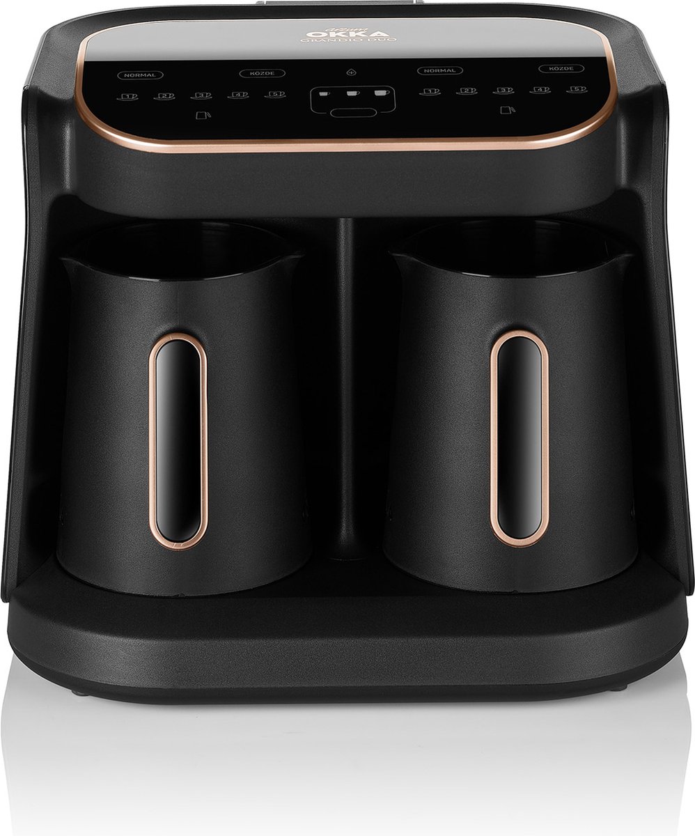 OK007 - Arzum Okka Grandio Duo - 2 Koffiepot - 10 Kopjes Koffie - Slow Brewing