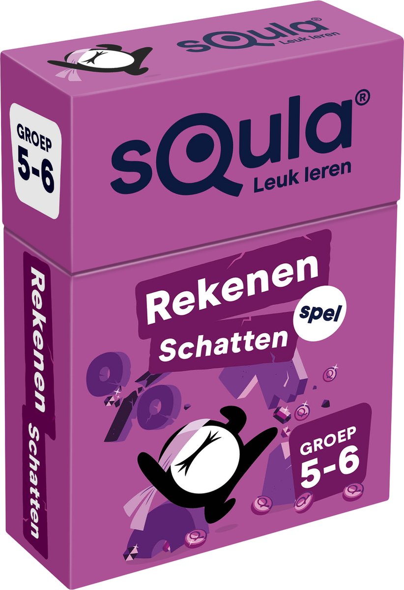 Squla Rekenen Schatten groep 5 & 6 - educatief kaartspel
