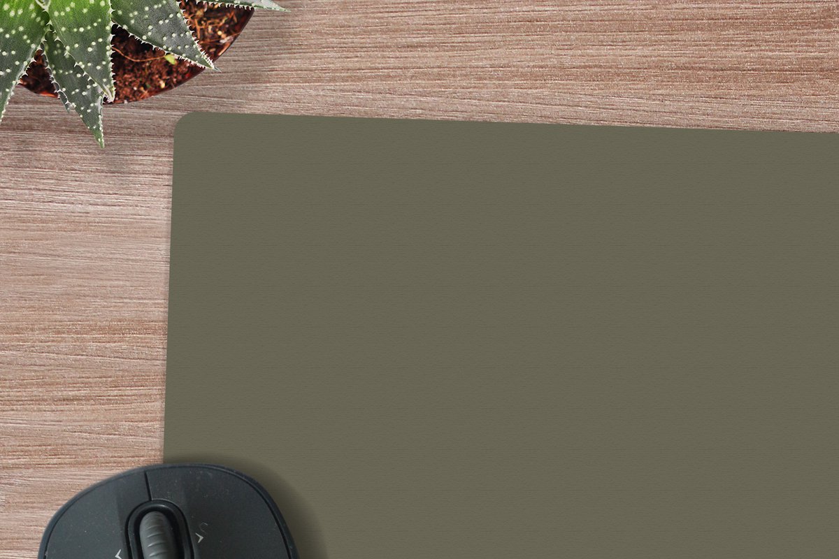 Muismat - Muismat xxl - Mousepad - Muismat grijs - Grijs - Patroon - Effen - Muismat xl - Gaming muismat - 80x60 cm - Bureau onderlegger - Bureaumat - Muismat xxl grijs - Muismatten