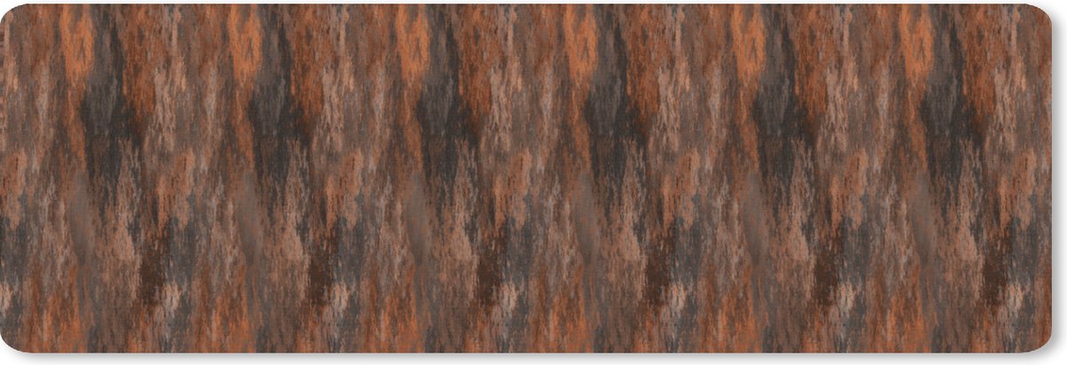 Muismat XXL 90x30 cm - Bureau onderlegger - Bureau mat Roest - Metaal - Platen - Patronen - Bureaumat - Gaming mousepad xl - Bureaulegger groot - Computer deskmat