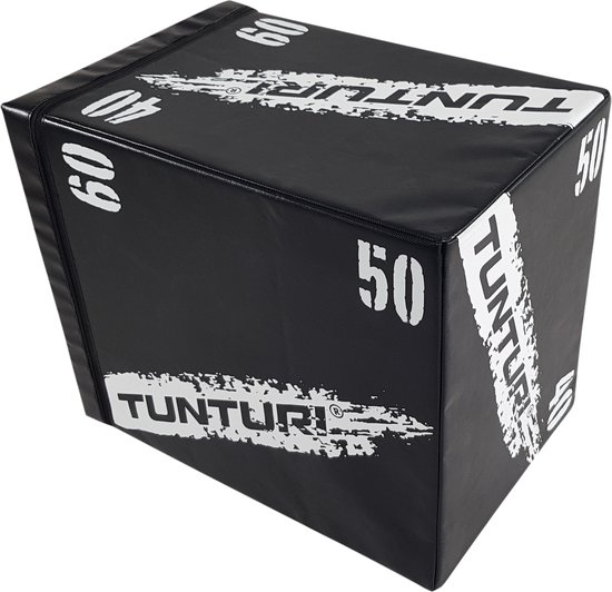 Tunturi Plyo Box Voor Krachttraining - Houten fitnesskist met soft