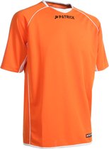 Patrick Girona101 Shirt Korte Mouw Heren - Oranje / Wit | Maat: XL