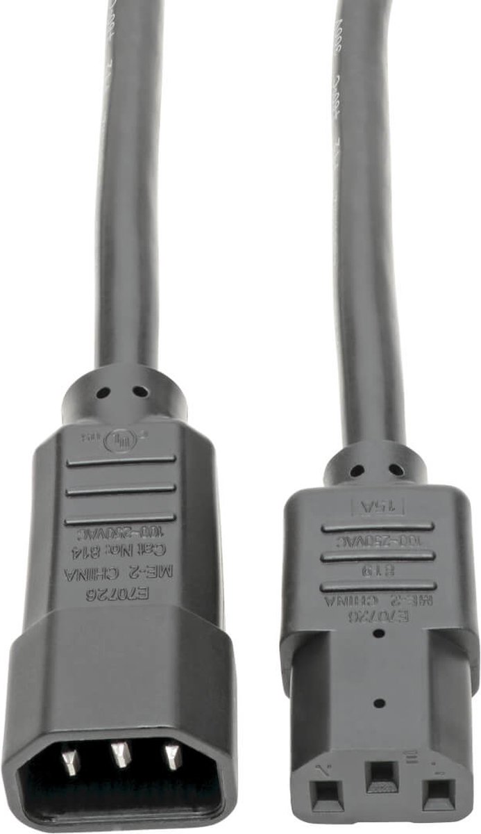 Tripp Lite P005-010 electriciteitssnoer Zwart 3,05 m C14 stekker C13 stekker