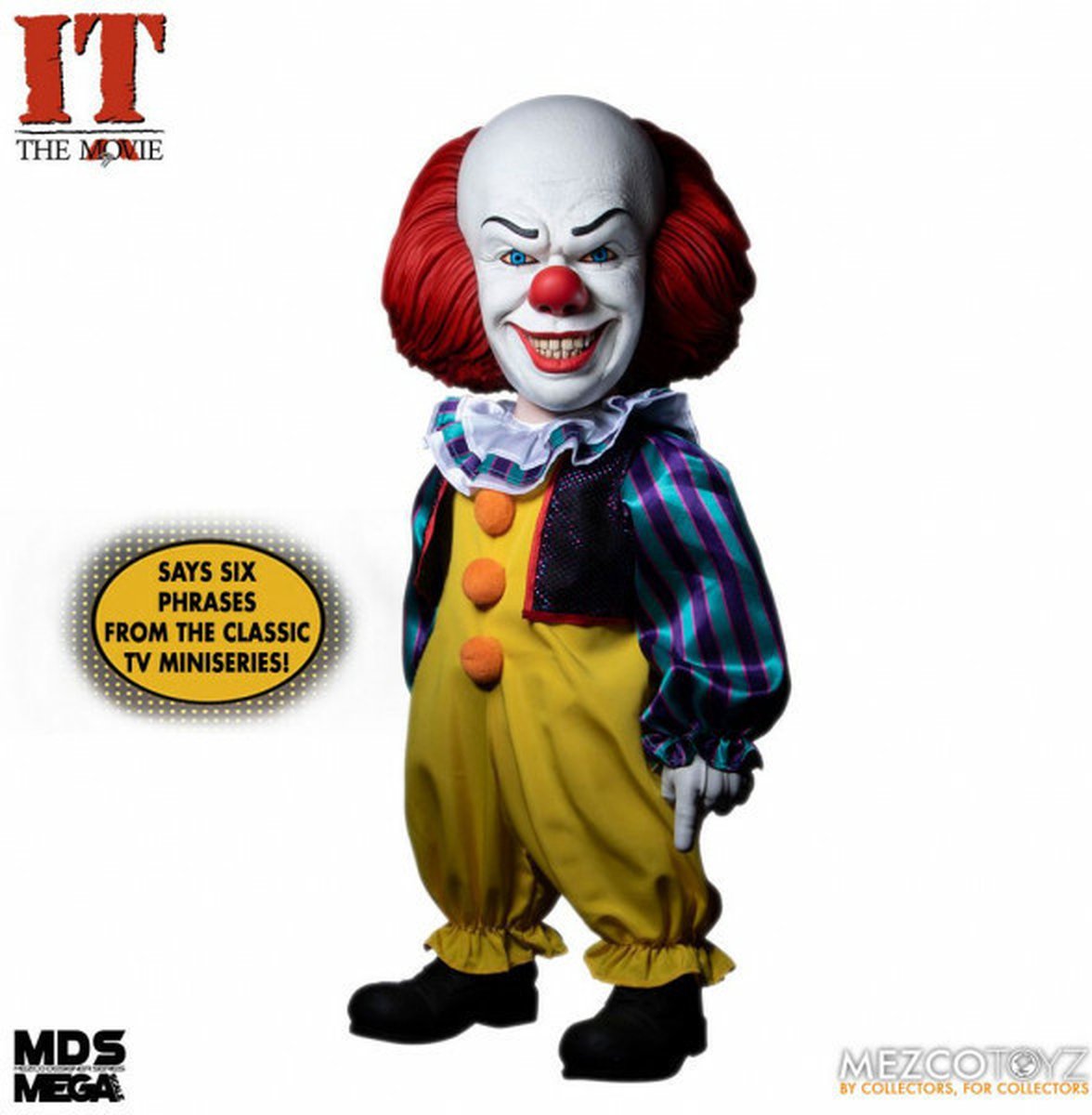 Mezco Toys Stephen Kings It 1990 MDS Deluxe Action Figure
