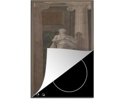 KitchenYeah® Inductie beschermer 30x52 cm - Grammar - Schilderij van Giovanni Battista Tiepolo - Kookplaataccessoires - Afdekplaat voor kookplaat - Inductiebeschermer - Inductiemat - Inductieplaat mat