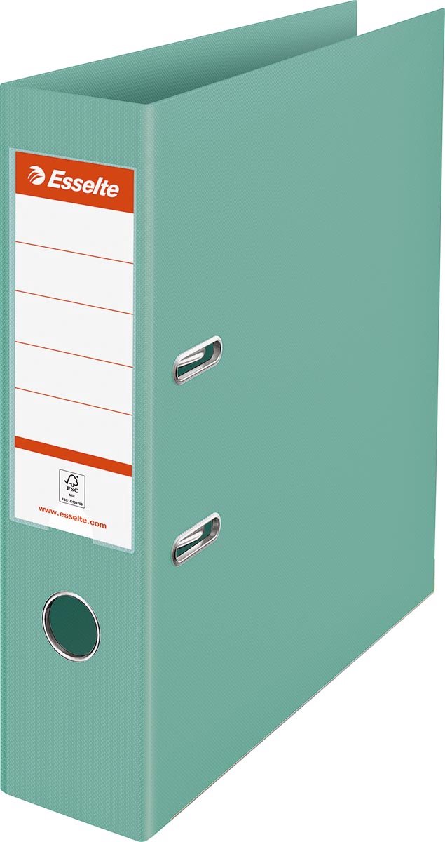 Esselte ordner Colour'Breeze, A4, PP, rug van 7,5 cm, groen 10 stuks