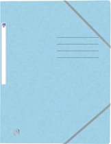 Oxford Top File+ elastomap, voor ft A4, pastelblauw - 4 stuk