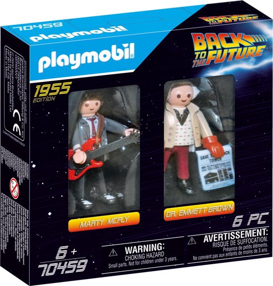 PLAYMOBIL Back To The Future DuoPack Marty McFly & Dr. Emmet Brown - 70459