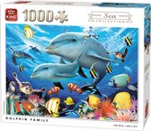 King Legpuzzel Sea Collection Dolfijnen 1000 Stukjes