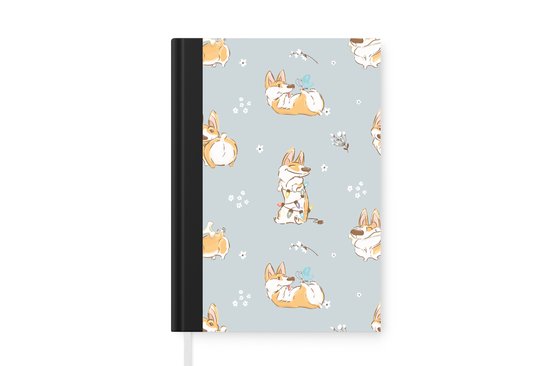 Carnet - Carnet - Motif - Chien - Corgi - Carnet - Format A5 - Bloc-notes