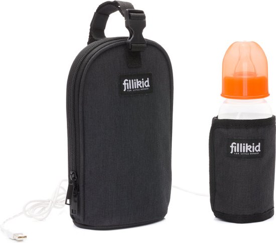 Fillikid Flesverwarmer - Flesverwarmer voor onderweg incl USB - Babyvoeding Verwarmer - Voor thuis en onderweg - Zwart van Fillikid — afbeelding 4