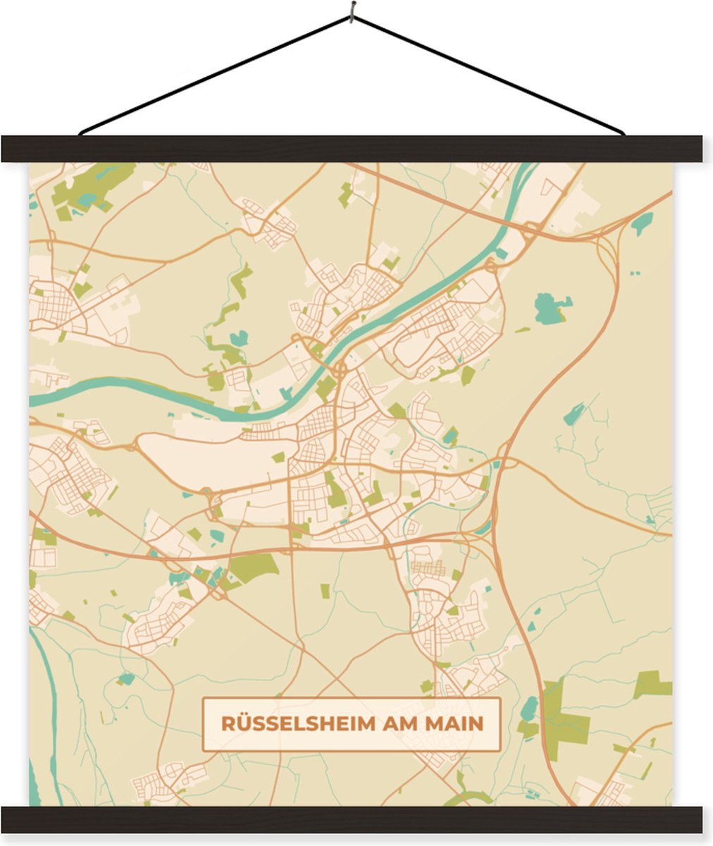 Posterhanger incl. Poster - Schoolplaat - Plattegrond - Rüsselsheim am ...