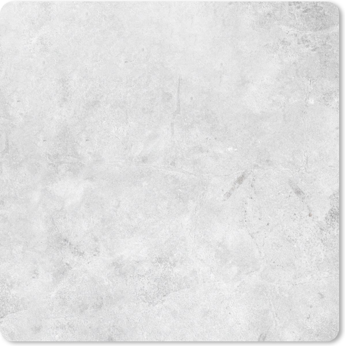 Muismat XXL 60x60 cm - Bureau onderlegger - Bureau mat Marmer - Textuur - Grijs - Marmer printlook - Bureaumat - Gaming mousepad xl - Bureaulegger groot - Computer deskmat