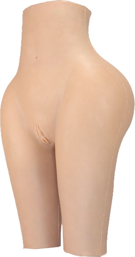Bodysuit - met brede heupen en ronde billen - lange benen - Crossdresser - Transgender - Mastectomie - Wearable body - kunstvagina - Body4Everybody