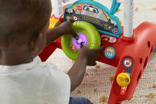 Fisher-Price - Tweezijdige loopwagen - Peuter speelgoed met geluiden van Fisher Price — afbeelding 3