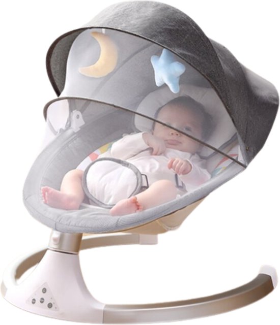 BIOBY Transat électrique - Balançoire Bébé - Lit Bébé électrique - Bébé Bébé