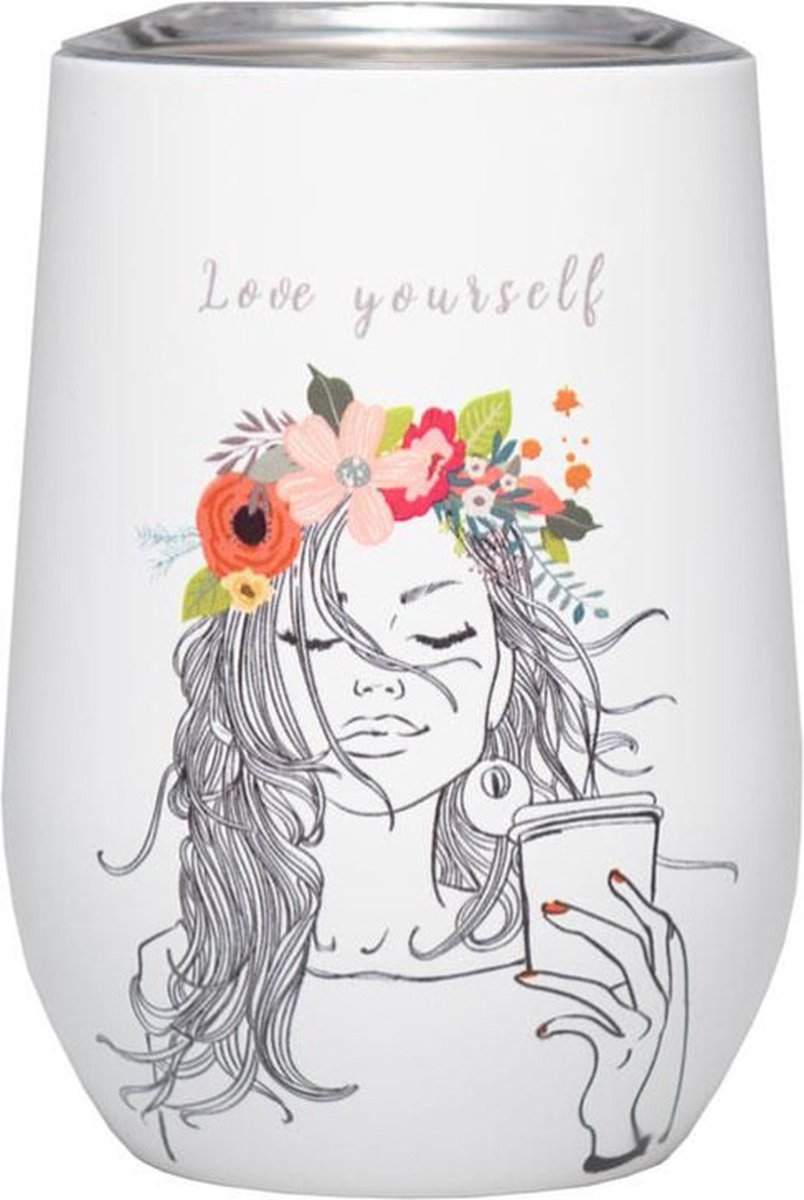 RVS Kantoor- Thermobeker Love Yourself - 420ml