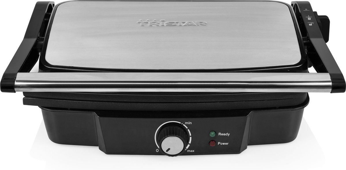 Tristar Contactgrill - GR-2852 - 1500W - Tosti apparaat - 28x17cm bakoppervlak - Aluminium — cadeau in Kookcadeaus - foto 7