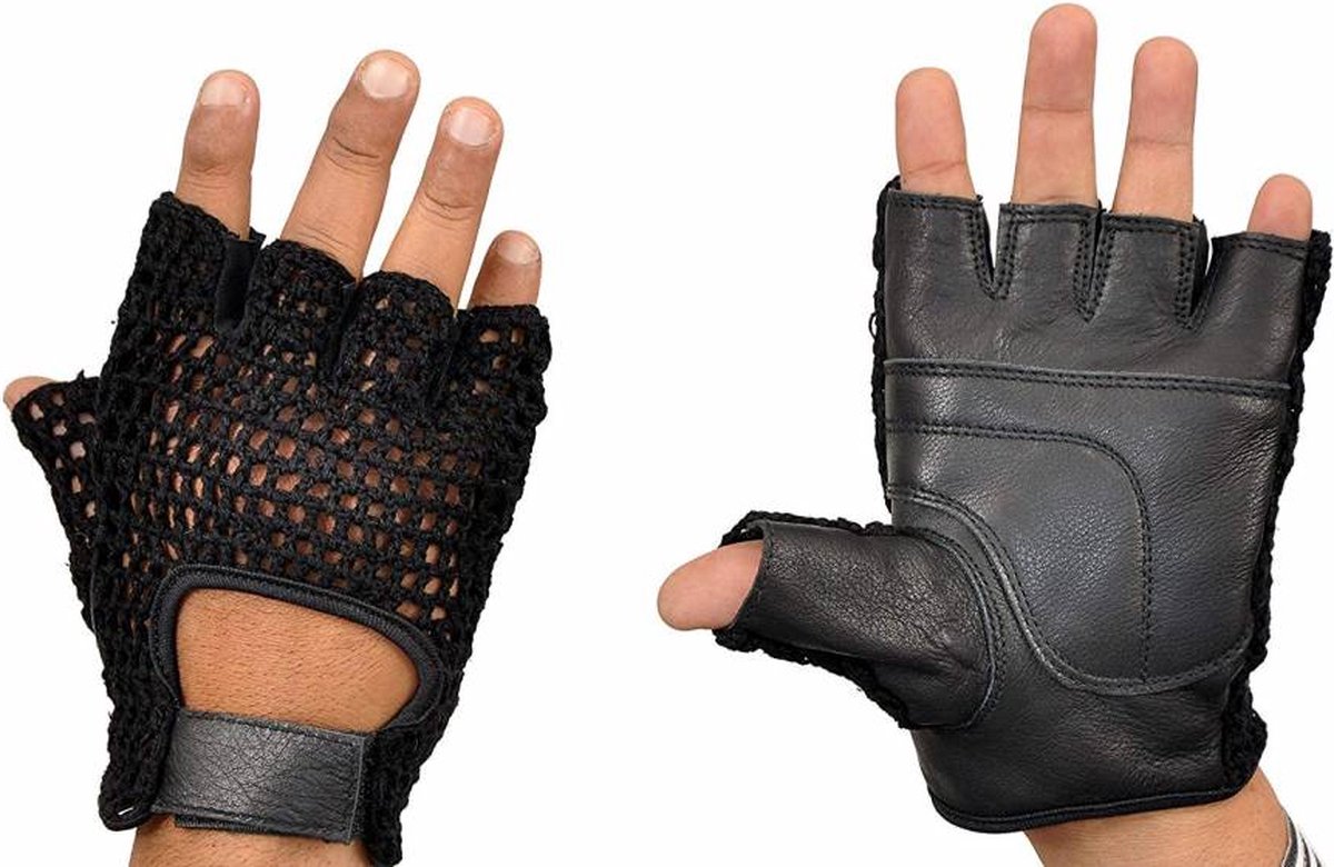 Antislip handschoenen voor rolstoelgebruik- M omtrek 22,9 cm