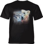 T-shirt Protect Polar Bear Black KIDS M