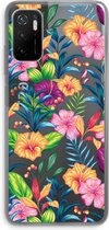 Case Company® - Hoesje geschikt voor Xiaomi Poco M3 Pro 5G hoesje - Tropisch 2 - Soft Cover Telefoonhoesje - Bescherming aan alle Kanten en Schermrand