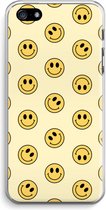 Case Company® - Hoesje geschikt voor iPhone 5 / 5S / SE (2016) hoesje - Smiley N°2 - Soft Cover Telefoonhoesje - Bescherming aan alle Kanten en Schermrand