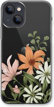 Case Company® - Hoesje geschikt voor iPhone 13 hoesje - Floral bouquet - Soft Cover Telefoonhoesje - Bescherming aan alle Kanten en Schermrand