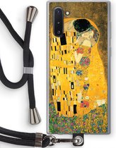 Case Company® - Coque Samsung Galaxy Note 10 avec cordon - Der Kuss - Coque pour téléphone avec cordon Zwart - Protection sur tous les côtés et sur tout l'écran