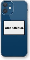 Case Company® - Hoesje geschikt voor iPhone 12 hoesje - Ambitchious - Soft Cover Telefoonhoesje - Bescherming aan alle Kanten en Schermrand