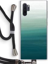 Case Company® - Hoesje met koord geschikt voor Samsung Galaxy Note 10 Plus hoesje met Koord - Ocean - Telefoonhoesje met Zwart Koord - Bescherming aan alle Kanten en Over de Schermrand