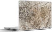Laptop sticker - 13.3 inch - Beton - Roest - Industrieel - 31x22,5cm - Laptopstickers - Laptop skin - Cover