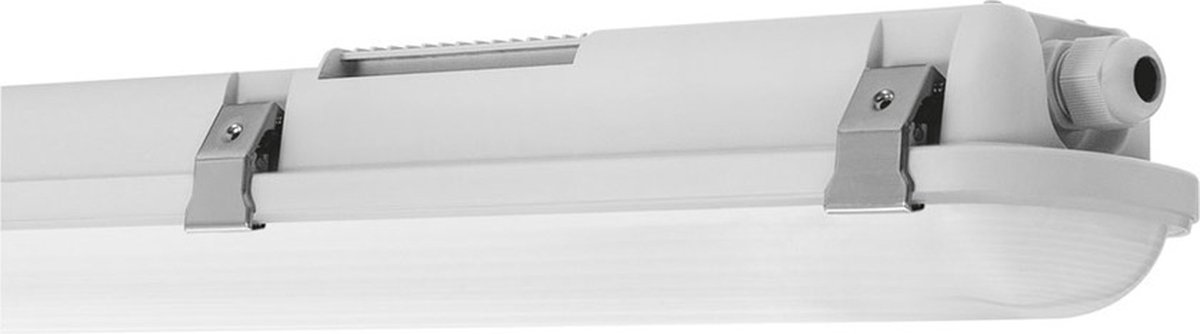 LEDVANCE LED Waterdichte Montagebalk Vochtbestendig 34W 3700lm - 840 Koel Wit | 180cm - Vervangt 1x70W. Wit;Grijs;Zwart