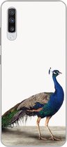 Coque Samsung Galaxy A70 - Paon - Ressorts - Vogel - Enfants - Garçons - Filles - Coque de téléphone en Siliconen
