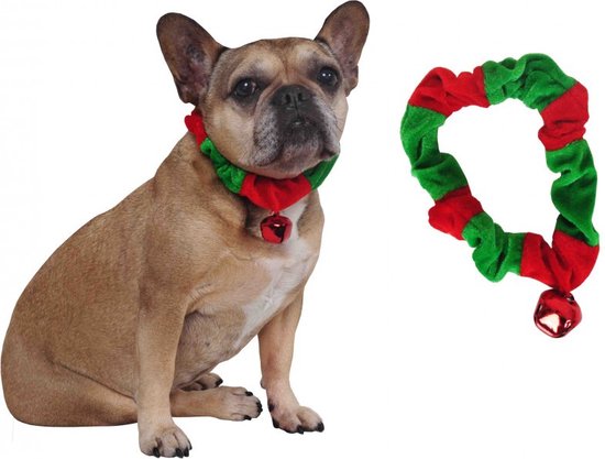 Honden verkleed halsband Kerst met belletje - Kerstmis dieren verkleed... |  bol.com