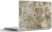 Laptop sticker - 17.3 inch - Cement - Bruin - Beton - Vintage - 40x30cm - Laptopstickers - Laptop skin - Cover