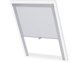vidaXL - Rolgordijn - verduisterend - wit - M06/306 - GGL - en - GGU