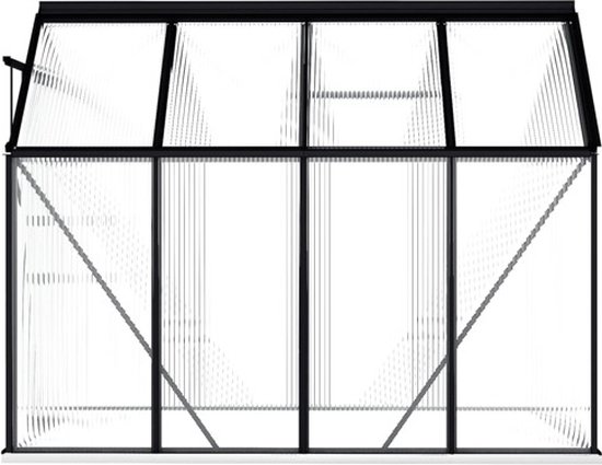 Vidaxl broeikas aluminium 240 x 211 x 232 cm - Kas kopen