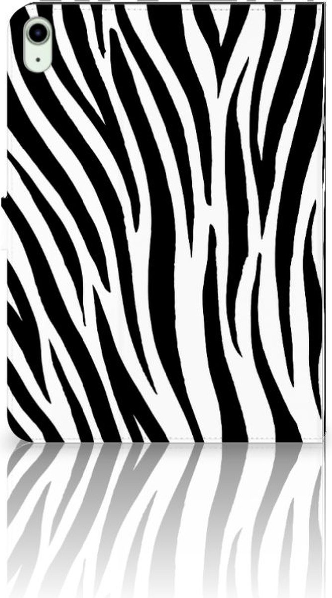 iPad Air (2020/2022) 10.9 inch Flip Case Zebra