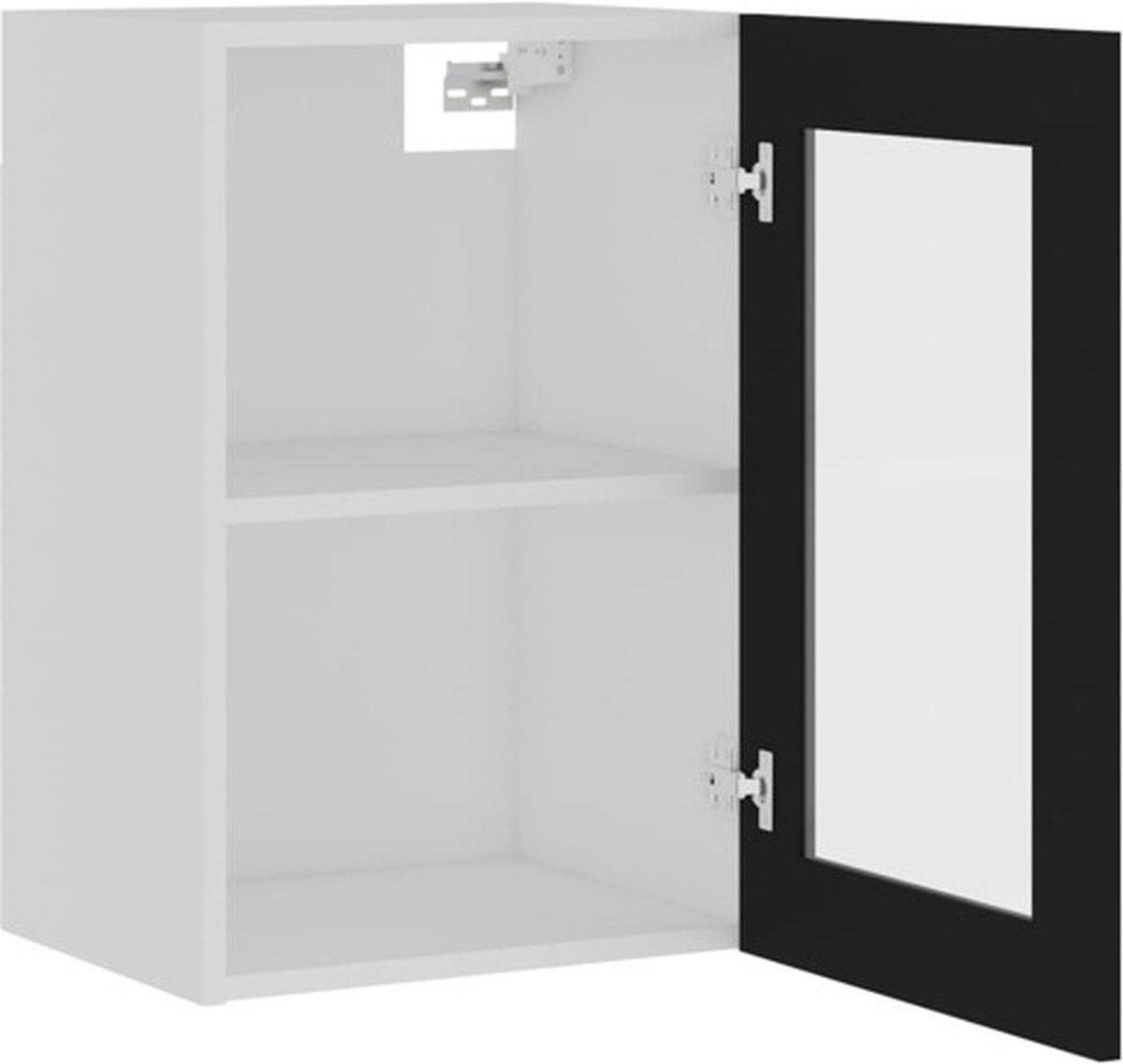 vidaXL Magnetronkast Lyon 60x57x207 cm bewerkt hout