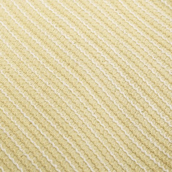 vidaXL Pare-soleil HDPE triangulaire 3,6x3,6x3,6 m beige
