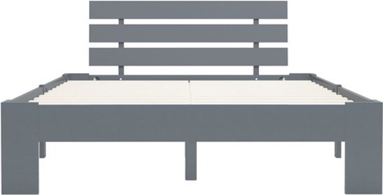 The Living Store Cadre de lit Bois de pin Massief - 213 x 145 x 66 cm - Convient pour matelas 140 x 200 cm