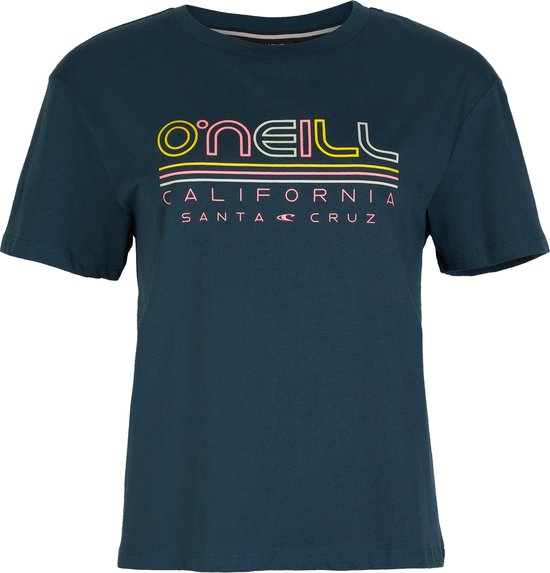 O'Neill T-Shirt Women All Year Ss T-Shirt Donkergroen Xl - Donkergroen 100% Eco-Katoen Round Neck