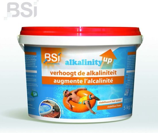 BSI - Alkalinity Up - verhoogt de alkaliniteit in w zwembad of spa - Gaat pH-schommeingen in water tegen - 5 kg