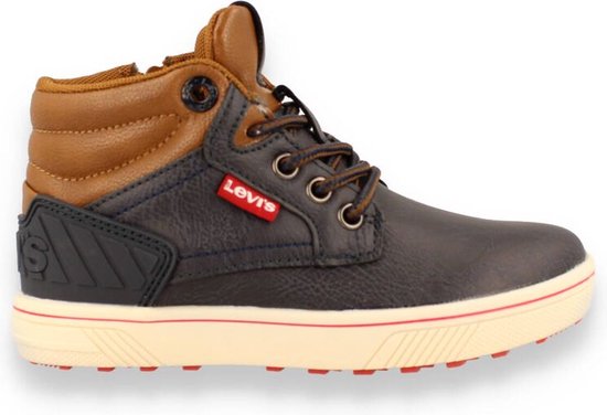 LEVI'S New Portland Mid jongens sneaker hoog BLAUW 35 | bol.com