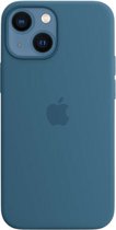 Apple Silicone Backcover MagSafe iPhone 13 Mini hoesje - Blue Jay