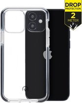 Mobilize Shatterproof Telefoonhoesje geschikt voor Apple iPhone 12 Hoesje Hardcase Backcover Shockproof - Zwart