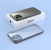 Smartphonica iPhone 13 Pro hoesje met 3D metallic opdruk - Zwart / TPU / Back Cover geschikt voor Apple iPhone 13 Pro